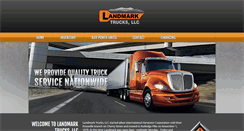 Desktop Screenshot of landmarkinternationaltrucks.com